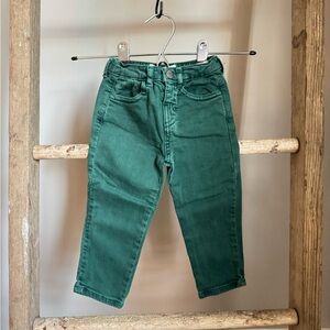 Zara Green Baby/Toddler Jeans (18-24mo NWT)